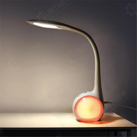 5.5W Flexible Dimmable Touch Control Desk Table Reading Lamp Color Changing Bedside Night Light