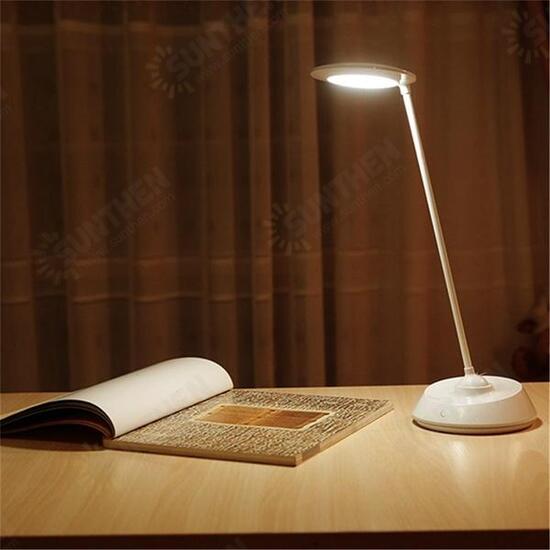 5W Rechargeable Dimmable Touch Sensor LED 360 Degree Table Light Desk Reading Lamp