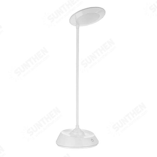 5W Rechargeable Dimmable Touch Sensor LED 360 Degree Table Light Desk Reading Lamp