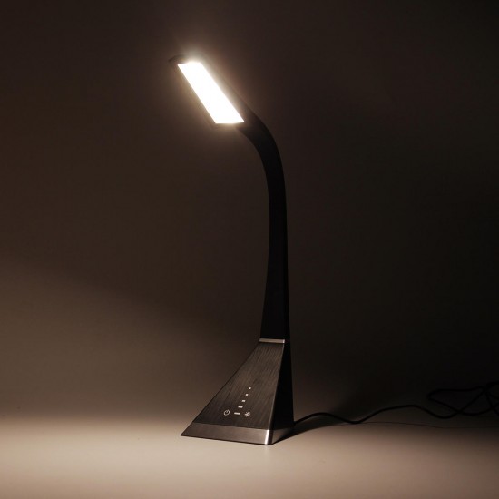 8W 36LED 3 Color Modes Goose Neck Dimmed Desk Lamp for working or Study