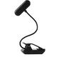 9 LED USB Rechargeable Eye-Care Warm Book Light Clip On Dimmable Table Lamp For Music Stand Night Reading Piano Power Indicator