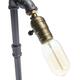 AC220V 40W E27 Industrial Vintage Loft Edison Water Pipe Table Light Dimmable Desk Lamp for Home Bar