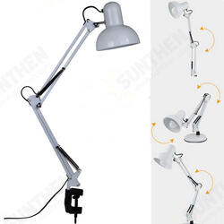 Adjustable Swing Arm Bedside Lamp Clamp On Study Reading Desk Table Light Adjustable Swing Arm Bedside Lamp Clamp On Study Reading Desk Table Light