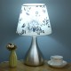 American Creative Iron Art Bedside Desk Lamp for Bedroom Dresser Living Room Kids Room College Dorm