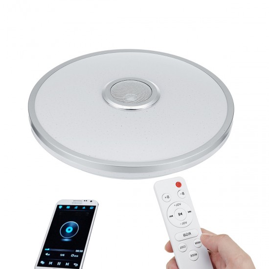 Bluetooth Music Ceiling Light 24W/36W/60W Mobile APP Remote Control RGB Colorful Mode-110-220V