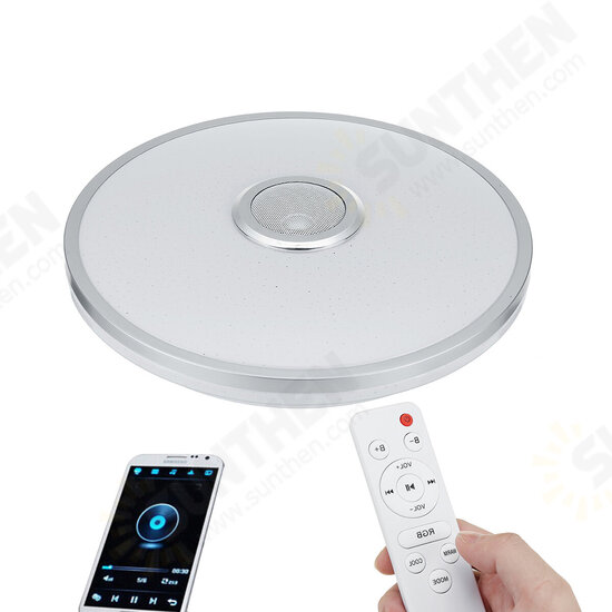 Bluetooth Music Ceiling Light 24W/36W/60W Mobile APP Remote Control RGB Colorful Mode-110-220V