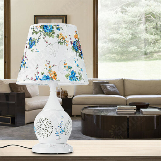 Chinese Style Ceramic Table Lamp Classical Household Bedroom Lamps Living Room