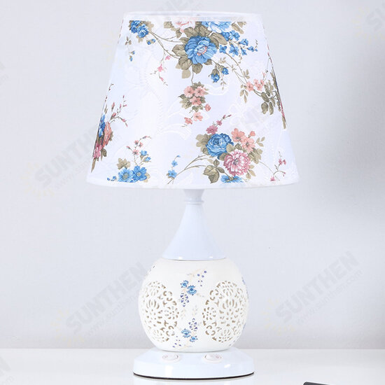 Chinese Style Ceramic Table Lamp Classical Household Bedroom Lamps Living Room