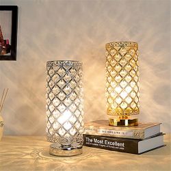 Crystal Table Lamp Desk Reading Lamp Bedside Nightstand for Bedroom Living Room Crystal Table Lamp Desk Reading Lamp Bedside Nightstand for Bedroom Living Room