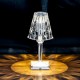 Diamond Crystal USB Charging Desk Lamp Acrylic Touch-type Stepless Dimming Desk Lamp RGB Remote Control Desk Light