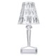 Diamond Crystal USB Charging Desk Lamp Acrylic Touch-type Stepless Dimming Desk Lamp RGB Remote Control Desk Light