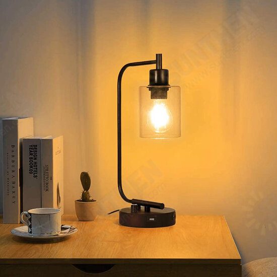 Dimmable Bedside LED Desk Light Table Reading Lamp Touch Sensor USB Rechargeable