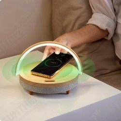 Wireless Charging Music Desk Lamp Three-speed Dimming 5.0 bluetooth Speaker Type-c Charging Phone Holder Wireless Charging Music Desk Lamp Three-speed Dimming 5.0 bluetooth Speaker Type-c Charging Phone Holder
