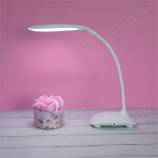 Fashionable LED Desk Lamp Work Reading Eye Protection USB Charging Folding Touch Dimming Desk Light