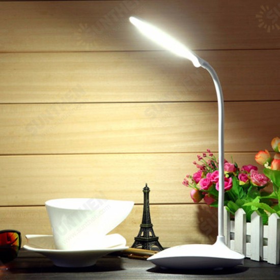 Flexible Rechargeable Dimmable USB LED Night Light Bedside Desktop Reading Table Lamp