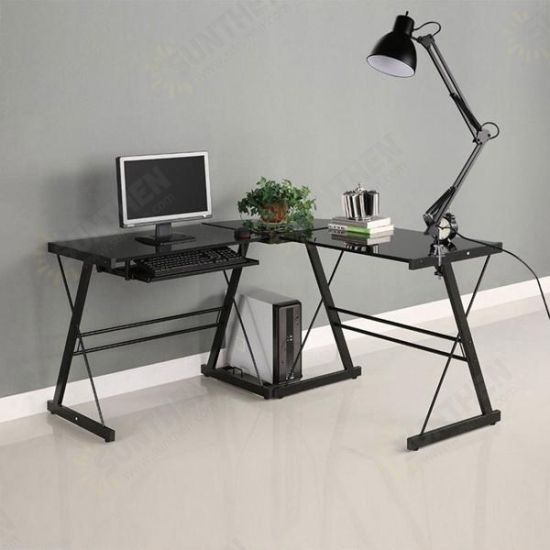 Flexible Swing Arm Clamp Mount Lamp Office Studio Home E27/E26 Table Black Desk Light AC85-265V