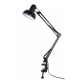 Flexible Swing Arm Clamp Mount Lamp Office Studio Home E27/E26 Table Black Desk Light AC85-265V