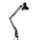 Flexible Swing Arm Clamp Mount Lamp Office Studio Home E27/E26 Table Black Desk Light AC85-265V