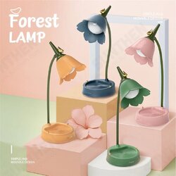 Flower LED Desk Lamp Dimmable Student Bedroom Room Lighting Touch Reading Lamp Eye Protection Multi-function Lamp Table Light Flower LED Desk Lamp Dimmable Student Bedroom Room Lighting Touch Reading Lamp Eye Protection Multi-function Lamp Table Light