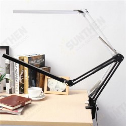Foldable Adjustable Pure White Swing Arm LED Desk Lamp Touch Dimmable Eye Care Table Lamp Foldable Adjustable Pure White Swing Arm LED Desk Lamp Touch Dimmable Eye Care Table Lamp