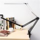 Foldable Adjustable Pure White Swing Arm LED Desk Lamp Touch Dimmable Eye Care Table Lamp