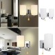 Glass Wall Light Indoor Sconce Lighting Bedside/Aisle Lamp Fixture + LED Bulb