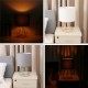 Hollowed Out Modern Livingroom Bedroom Bedside Table Lamp Desk Lamp With Shade