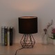 Hollowed Out Modern Livingroom Bedroom Bedside Table Lamp Desk Lamp With Shade