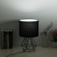 Hollowed Out Modern Livingroom Bedroom Bedside Table Lamp Desk Lamp With Shade