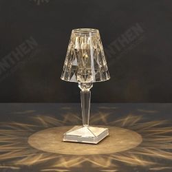 Kartell-Style Crystal Desk Lamp USB Touch Sensor Bar Light Decor Restaurant Table Lamps Romantic Nightlight Fixture Bed Lamp Kartell-Style Crystal Desk Lamp USB Touch Sensor Bar Light Decor Restaurant Table Lamps Romantic Nightlight Fixture Bed Lamp