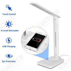 LED Desk Lamp Wireless Phone Fast Charging USB Charger Table Non-slip Lamp Light LED Desk Lamp Wireless Phone Fast Charging USB Charger Table Non-slip Lamp Light