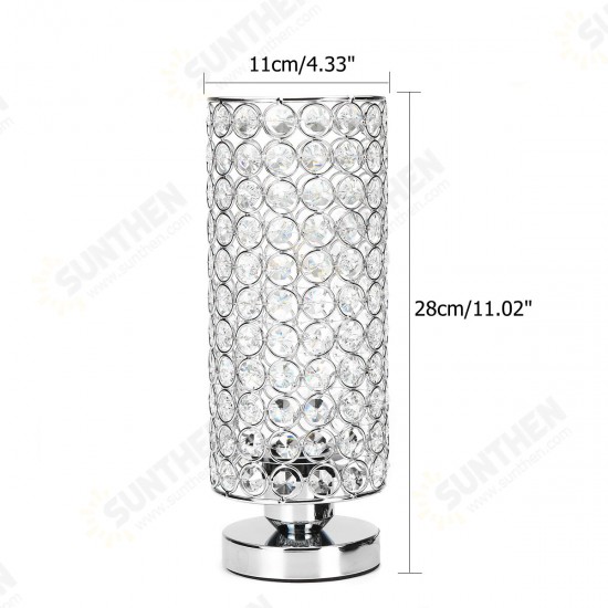 Modern Design Table Lamp Crystal Dimmer Lounge Bedside Table Light Home E27/E26