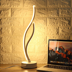 Modern LED Table Lamp Bedside Desk Bedroom Night Lighting Fixture Decoration Modern LED Table Lamp Bedside Desk Bedroom Night Lighting Fixture Decoration