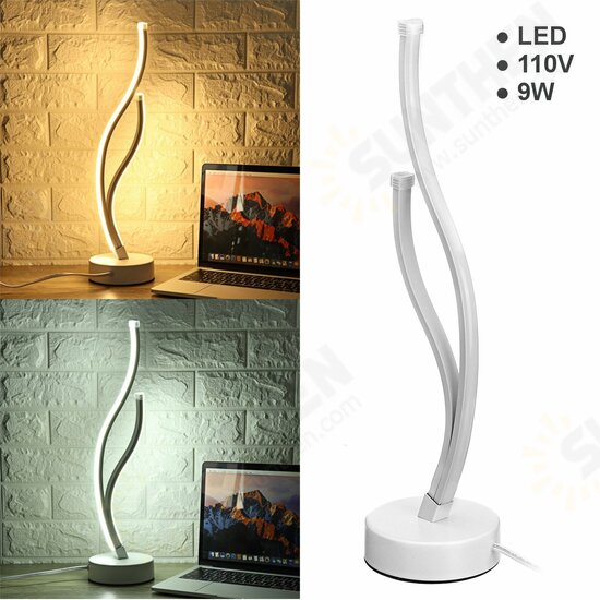 Modern LED Table Lamp Bedside Desk Bedroom Night Lighting Fixture Decoration