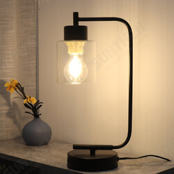 Modern Table Lamp Industrial Bedside Desk Light Bulb Lampshade Bedroom Home 220V Modern Table Lamp Industrial Bedside Desk Light Bulb Lampshade Bedroom Home 220V