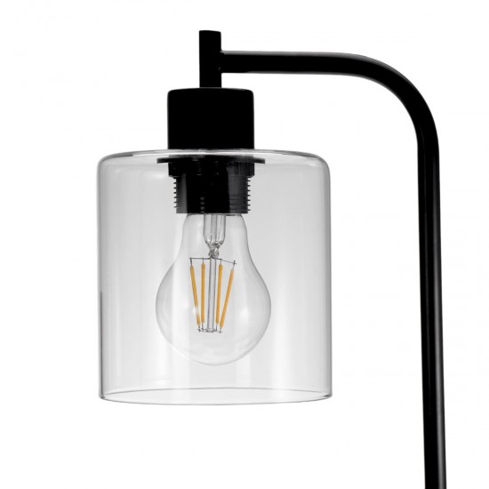 Modern Table Lamp Industrial Bedside Desk Light Bulb Lampshade Bedroom Home 220V