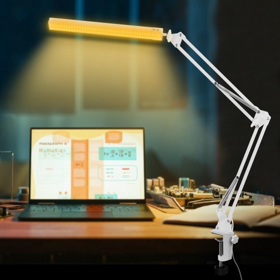 10W LED Desk Lamp Reading Table Lamps 3 Color Modes 10 Brightness Level Eye Caring Lights Dimmable Home Office Light