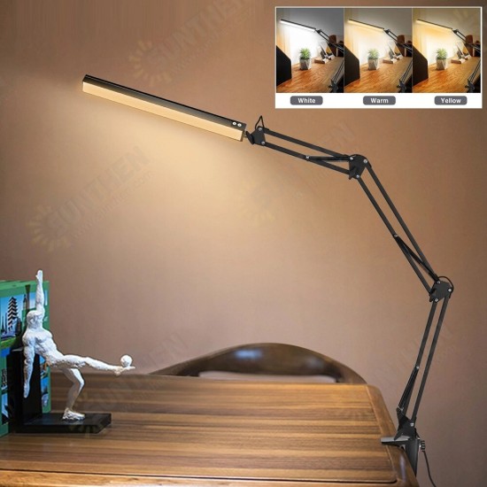 10W LED Desk Lamp Reading Table Lamps 3 Color Modes 10 Brightness Level Eye Caring Lights Dimmable Home Office Light