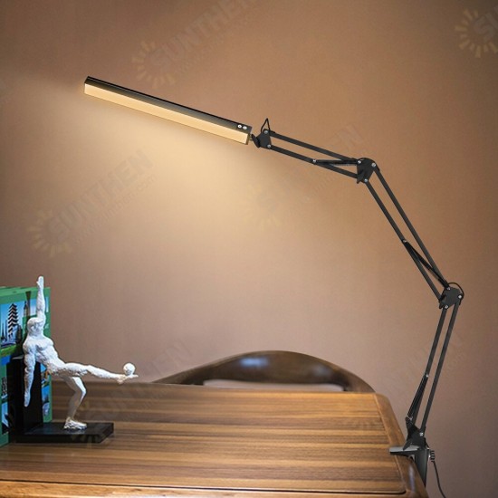 10W LED Desk Lamp Reading Table Lamps 3 Color Modes 10 Brightness Level Eye Caring Lights Dimmable Home Office Light