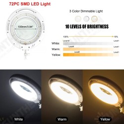 Table Lamp USB 5X Magnifier Remote Control LED Magnifying Glass Light for Reading Crafts Hobby DIY Welding Third Hand Table Lamp USB 5X Magnifier Remote Control LED Magnifying Glass Light for Reading Crafts Hobby DIY Welding Third Hand