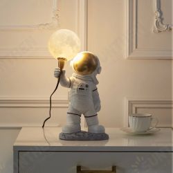 Nordic LED Personality Astronaut Moon Children's Room Wall Lamp Desk Lamp Bedroom Study Balcony Aisle Lamp Decoration Nordic LED Personality Astronaut Moon Children's Room Wall Lamp Desk Lamp Bedroom Study Balcony Aisle Lamp Decoration