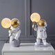 Nordic LED Personality Astronaut Moon Children's Room Wall Lamp Desk Lamp Bedroom Study Balcony Aisle Lamp Decoration