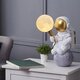 Nordic LED Personality Astronaut Moon Children's Room Wall Lamp Desk Lamp Bedroom Study Balcony Aisle Lamp Decoration