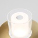 CANDLE T140003-TC Brass Flameless LED Candle Table Light 2000mAh Rechargeable Battery Operated Lamp Touch Control Stepless Dimming Table Lamp