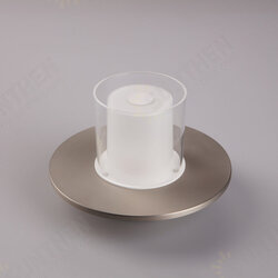 CANDLE T140003-TC Nickel Flameless LED Candle Table Light 2000mAh Rechargeable Battery Operated Lamp Touch Control Stepless Dimming Table Lamp CANDLE T140003-TC Nickel Flameless LED Candle Table Light 2000mAh Rechargeable Battery Operated Lamp Touch Control Stepless Dimming Table Lamp