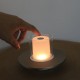 CANDLE T140003-TC Nickel Flameless LED Candle Table Light 2000mAh Rechargeable Battery Operated Lamp Touch Control Stepless Dimming Table Lamp