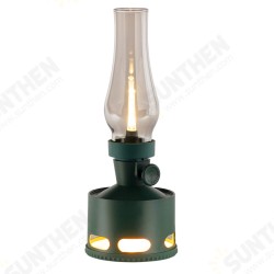 OLD DAYS T140004 2-Light Cordless LED Oil Lamp Nightstand Kerosene Lamp 4000mAh Rechargeable Flameless Candle Lantern with Airflow & Gravity Control OLD DAYS T140004 2-Light Cordless LED Oil Lamp Nightstand Kerosene Lamp 4000mAh Rechargeable Flameless Candle Lantern with Airflow & Gravity Control
