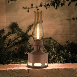 OLD DAYS T140004 Khaki 2-Light Cordless LED Oil Lamp Nightstand Kerosene Lamp Rechargeable with Airflow & Gravity Control OLD DAYS T140004 Khaki 2-Light Cordless LED Oil Lamp Nightstand Kerosene Lamp Rechargeable with Airflow & Gravity Control