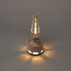 OLD DAYS T140004 Khaki 2-Light Cordless LED Oil Lamp Nightstand Kerosene Lamp Rechargeable with Airflow & Gravity Control