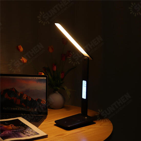 USB 45LED Table Desk Lamp Folding Rechargeable Reading Night Light